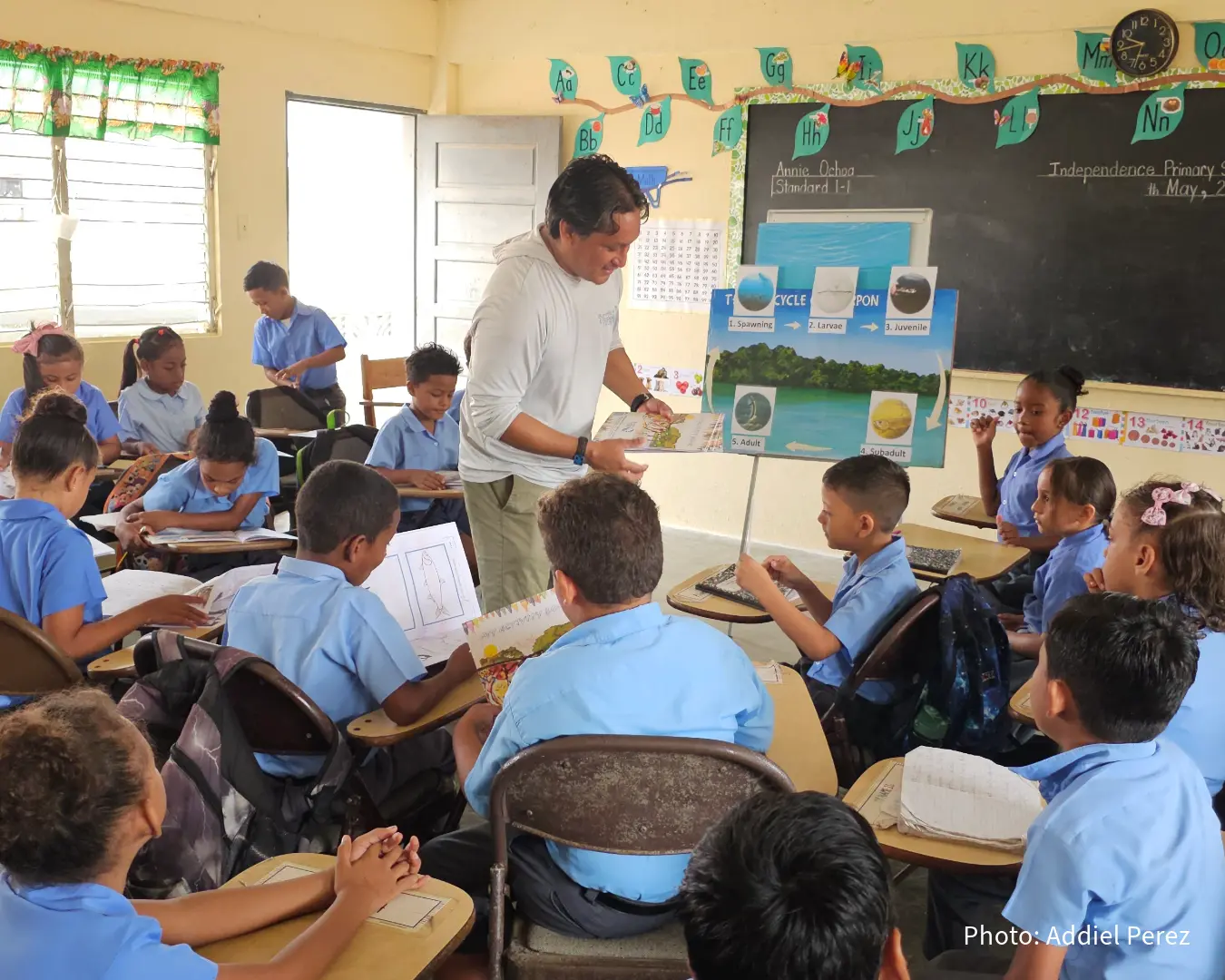 Students in classroom